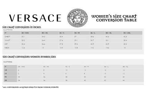 versace men's underwear size chart|versace herren größentabelle.